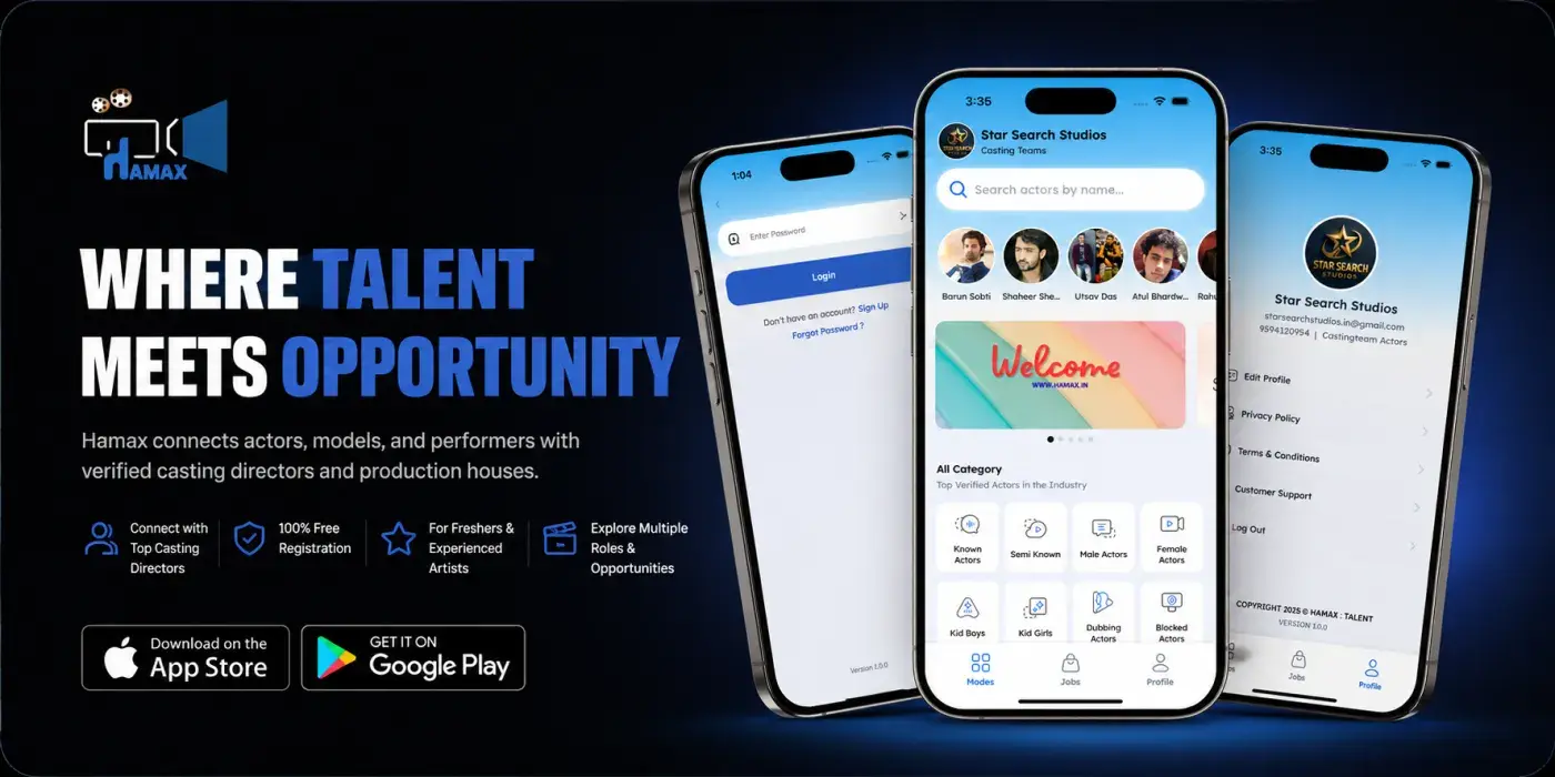 Hamax Talent — Casting & Production Talent Hub