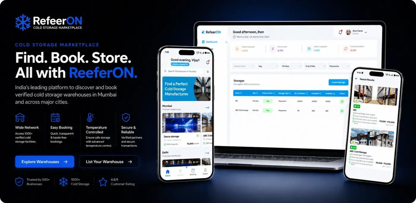 ReeferON — Cold Storage Marketplace