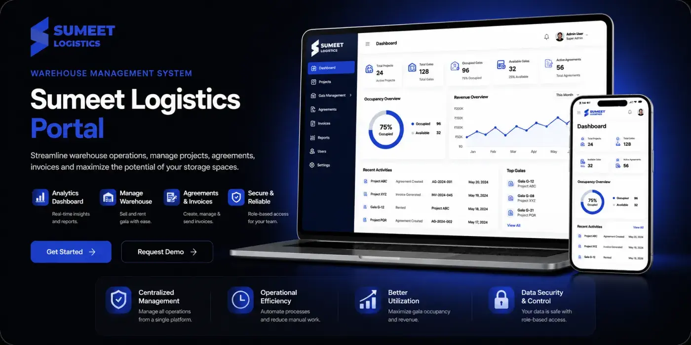 Sumeet Logistics — Rental, Invoice & Project Management System
