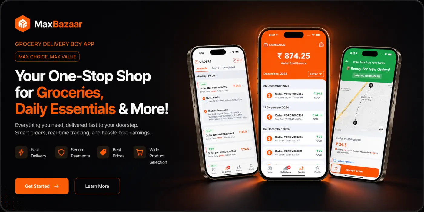 Max Bazaar Delivery Partner